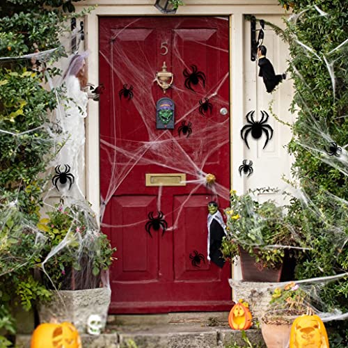 Halloween 3D Murciélagos y Arañas, 56 Pegatinas Negras miniatura 7