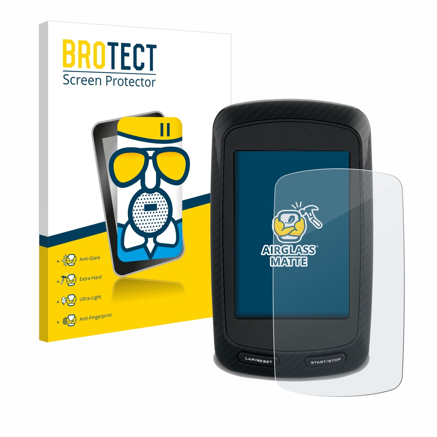 Film Protection écran Mat Anti-reflet Pour Garmin Edge Explore 820 - Lot De 2, Brotect, Facile à Poser - 2