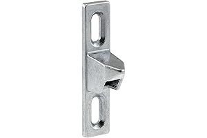 Prime-Line MP2082 Chrome 1/2" Wide Sliding Door Keeper (2-Pack)