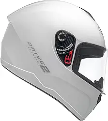 Fly Capacete Fechado Moto Drive 2 HG Classic Branco 56