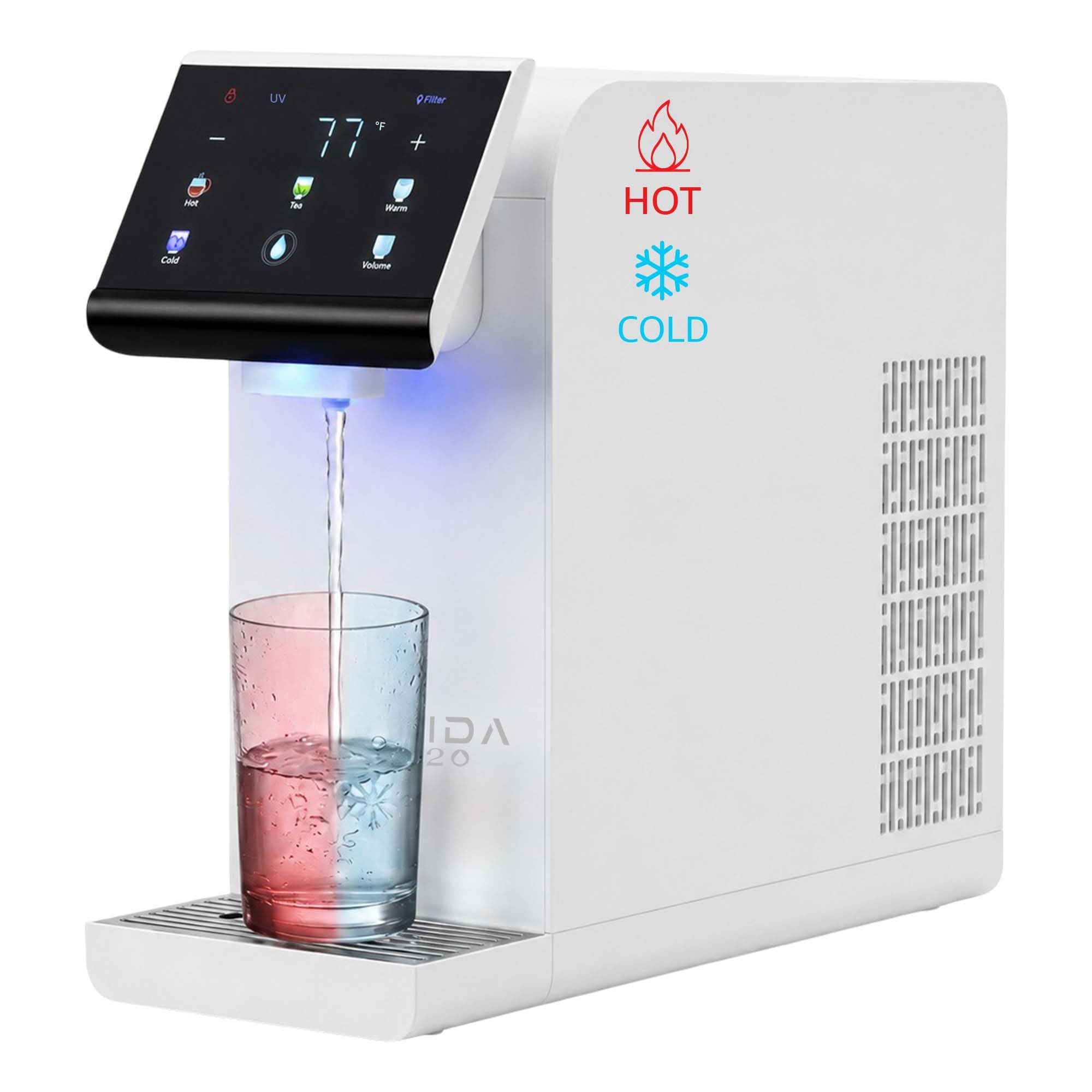 Photo 1 of Avida H2O Countertop Water Dispenser - Hot & Cold, White