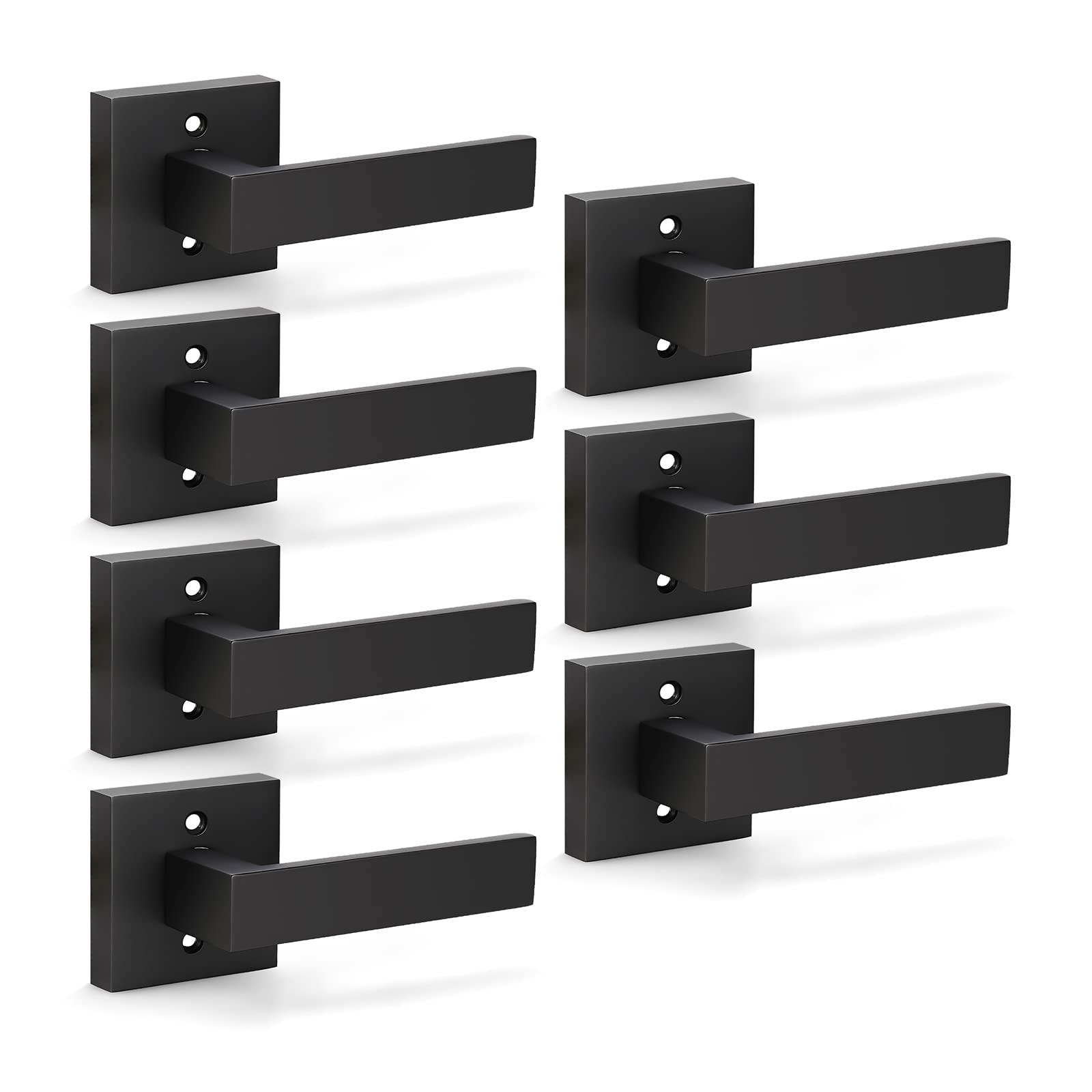 KNOBWELL Matte Black Dummy Door Handles - FREE SHIPPING -19 KNOBWELL Matte Black Dummy Door Handles - FREE SHIPPING -19