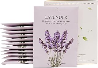 Lavender Scented Sachet Bags - 12 Pack Home & Car Freshener, Odor Eliminator for Closets, Rooms, Drawers, Wardrobes, Toilets, Long - Lasting 360 - Day Fragrance