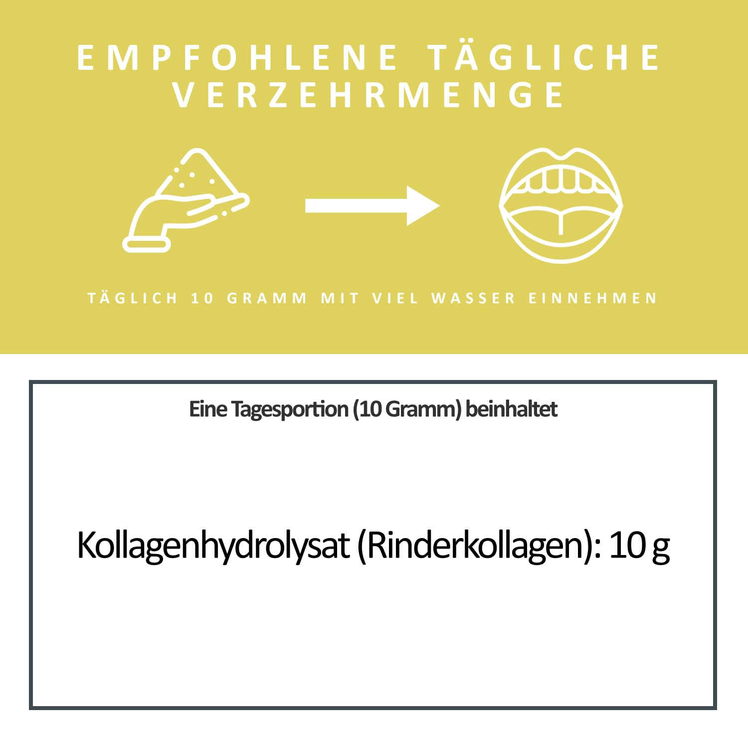 Kollagen Hydrolysat Collagen für die Gelenke & Knorpel 2er Pack (2 x 500 g) (Collagen Protein Pulver)