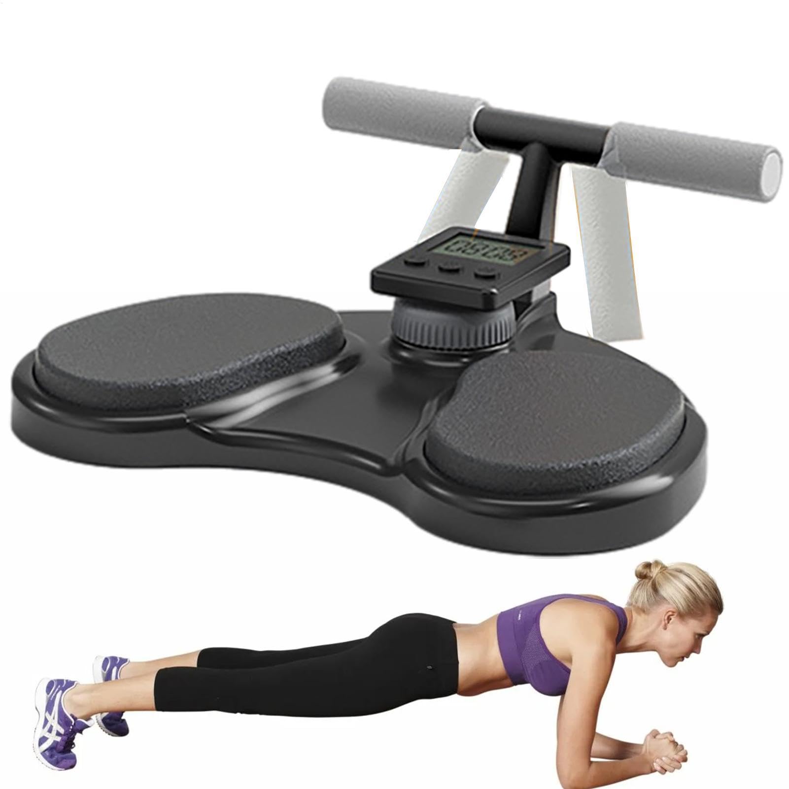 Plank Trainer multifunzione Lavagna cronometraggio – Allenatore portatile multifunzione con timer per rafforzare la di base e l'allenamento addominale, Plank Trainer con minuto