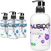 Lubido Original Water Based Paraben Free Intimate Gel Lube   250ml Pack of 3 & Hybrid Paraben Free Moisturising Creamy Gel Lube   250ml