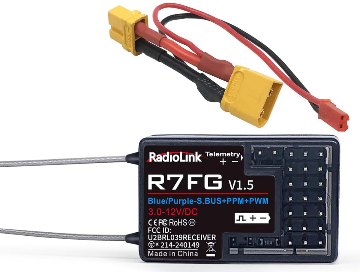 Buy Radiolink R7FG Gyro Receiver 7CH 2.4G Two-Way Transmission