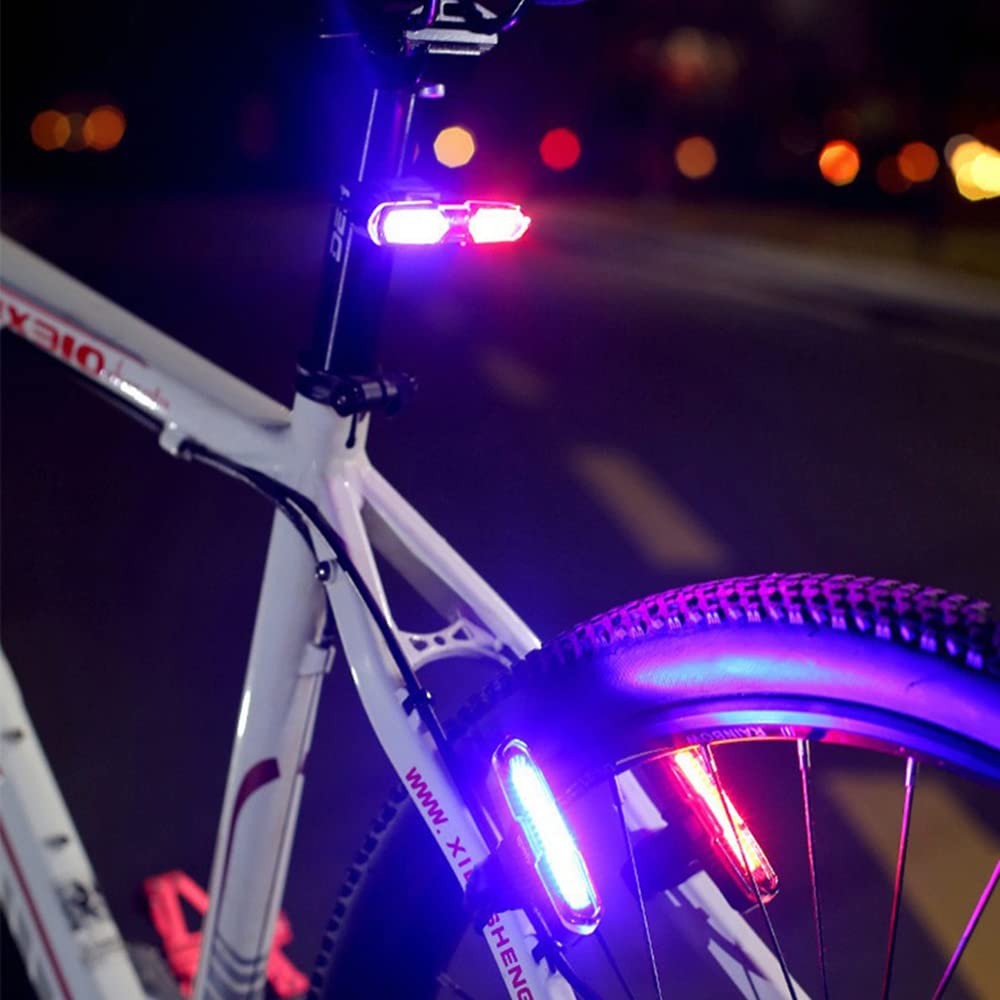 Feu arrière de vélo Ultra-Lumineux à LED Haute intensité Rechargeable par USB, Accessoire pour vélo de Montagne