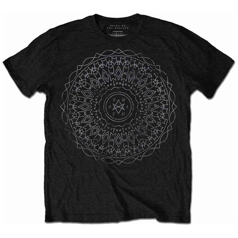 Bring Me The Horizon Kaleidoscope Cotton T-Shirt, Black, XL