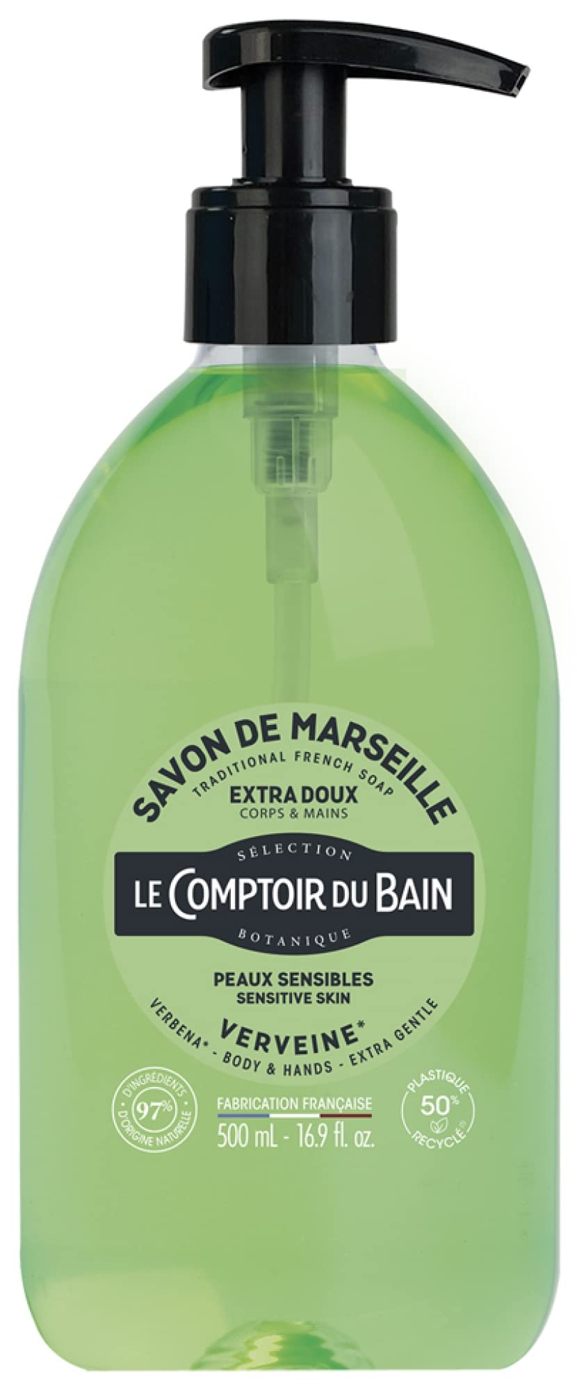 Le Comptoir du Bain Traditional Marseille Soap Verbena 500 ml