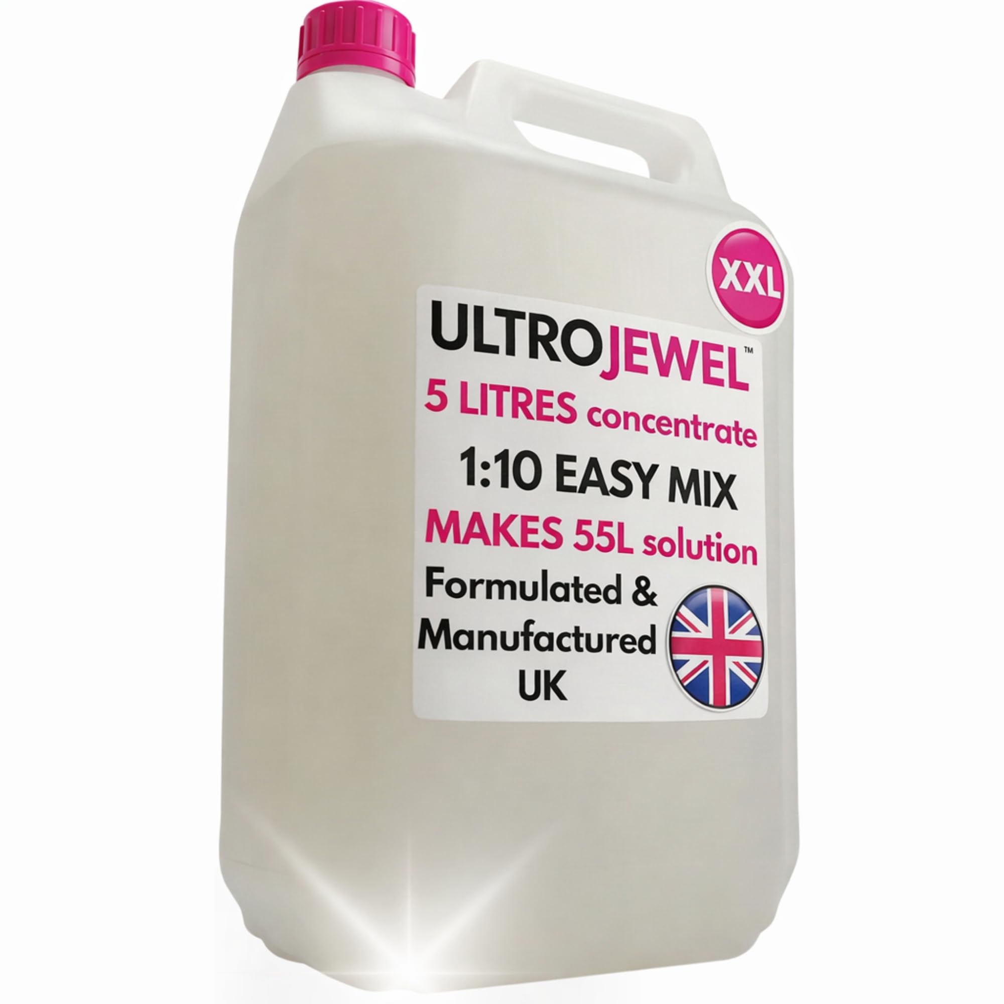 Ultrasonic Jewellery Cleaner - Professional Jewellery Cleaning Solution for Gold, Silver, Watches & Glasses - Ultrasonic Cleaning Fluid, Made in Britain