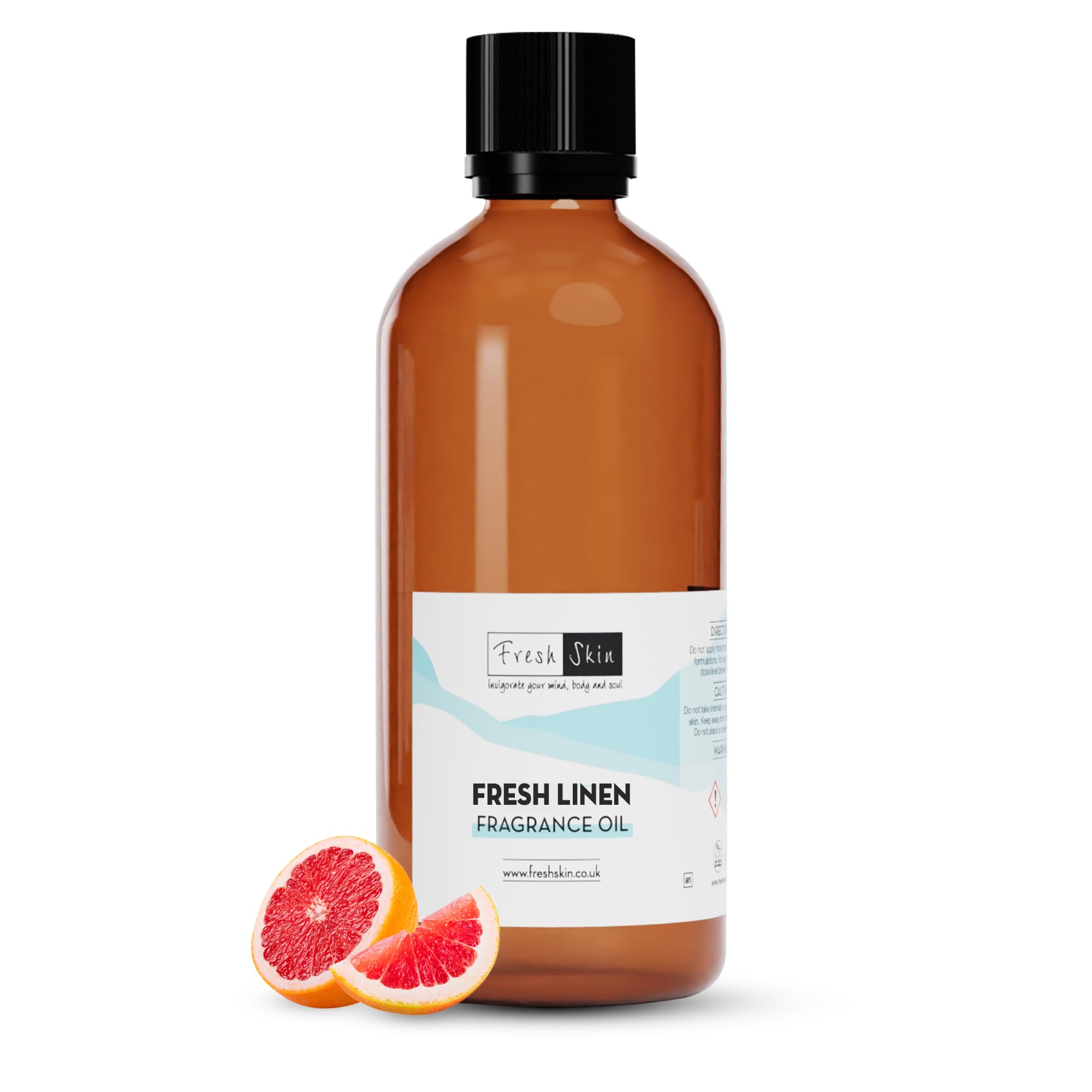 freshskin beauty ltd100ml Fresh Linen Fragrance Oil - Candles, Bath Bombs, Soap Making, Reed Diffusers & Wax Melts - Cosmetic Grade - Vegan Friendly - A Rich, Complex, & Long Lasting Scent!