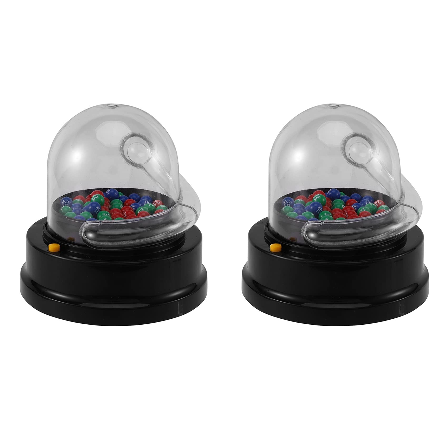 Ronlok 2 x Electric Happy Lottery Toy Number Picking Machine Mini Lottery Games Shake Happy Ball Entertainment Board Game Games