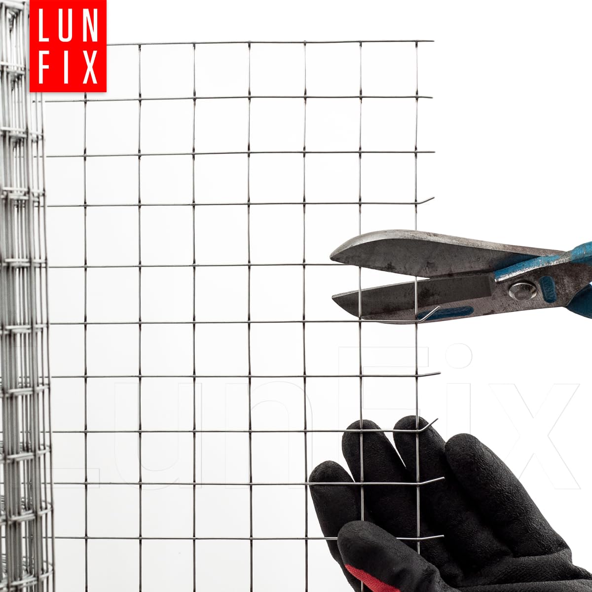 Volierendraht 25x25 Ø 1.4 mm 1m x 25m Stahl verzinkt Hasendraht | Kaninchendraht, Drahtgitter Schweißgitter Maschendraht, Wühlmausgitter für Garten, Maschendrahtzaun