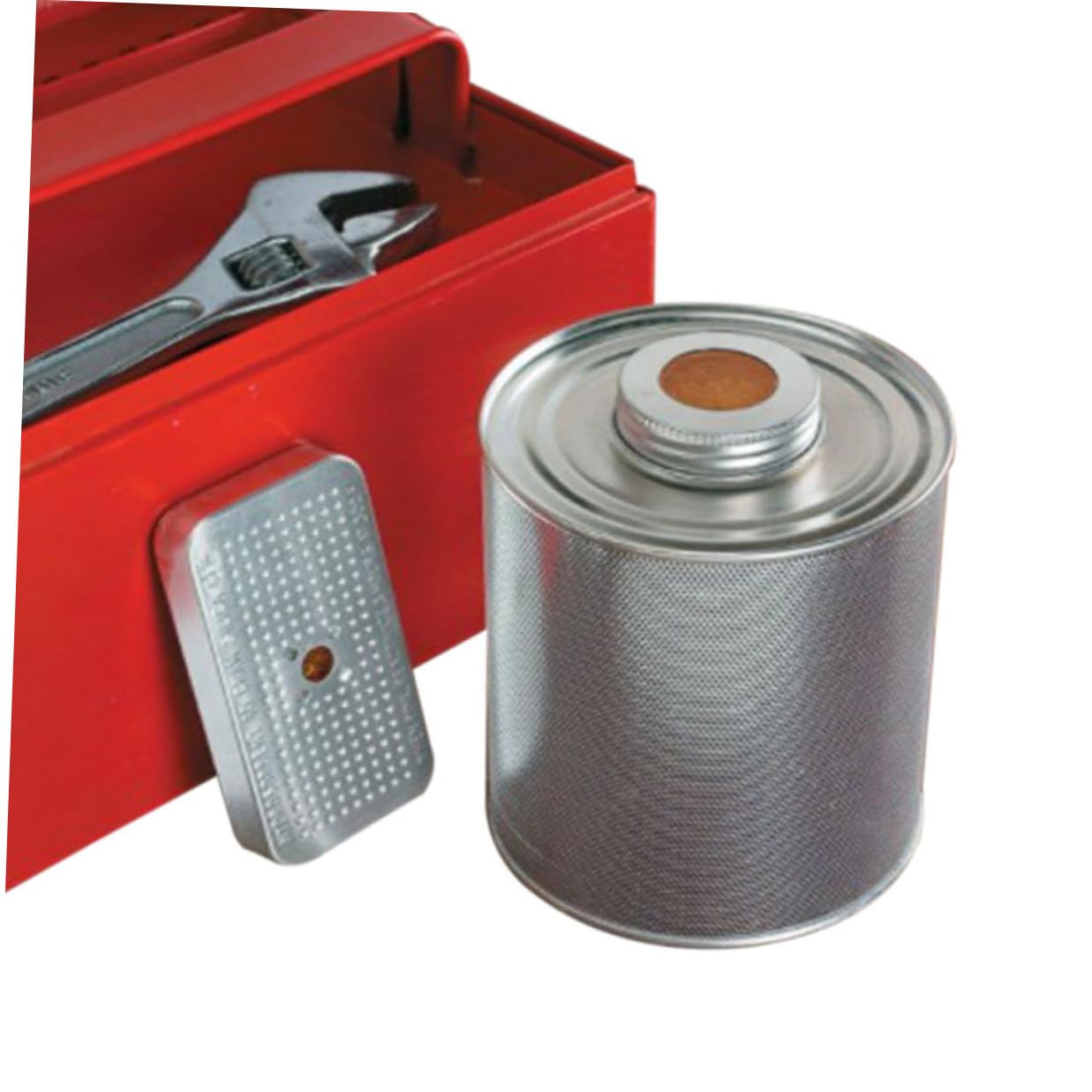 Silicagel Päckchen 5 Stück 40g mit Alu Box, Orange
