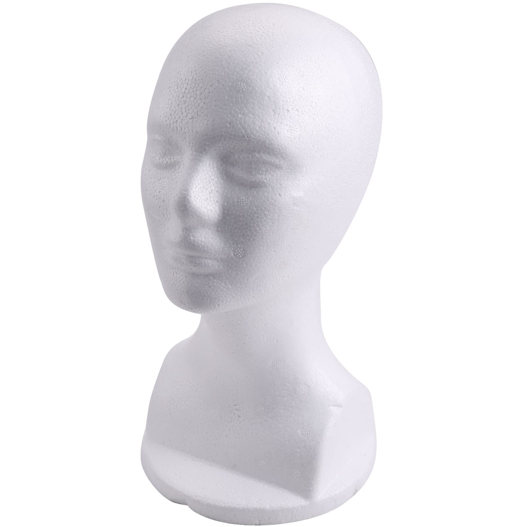 Dmchdu Mannequin Foam Head Model Glasses Hat Wig Display Stand