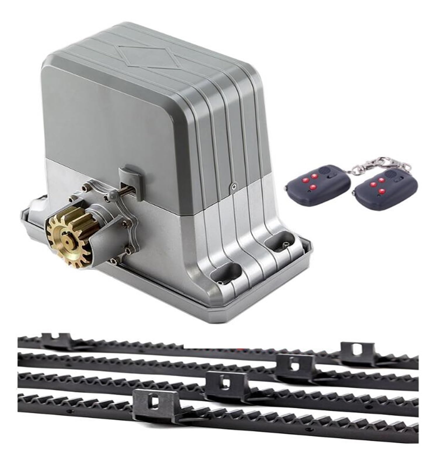 Automatic Gate Opener, DHL Free Waterproof Sliding Automatic Gate Opener 1800kg Motor Engine with 6m 7m 8m 9m Racks Optional(Kit7-7m)