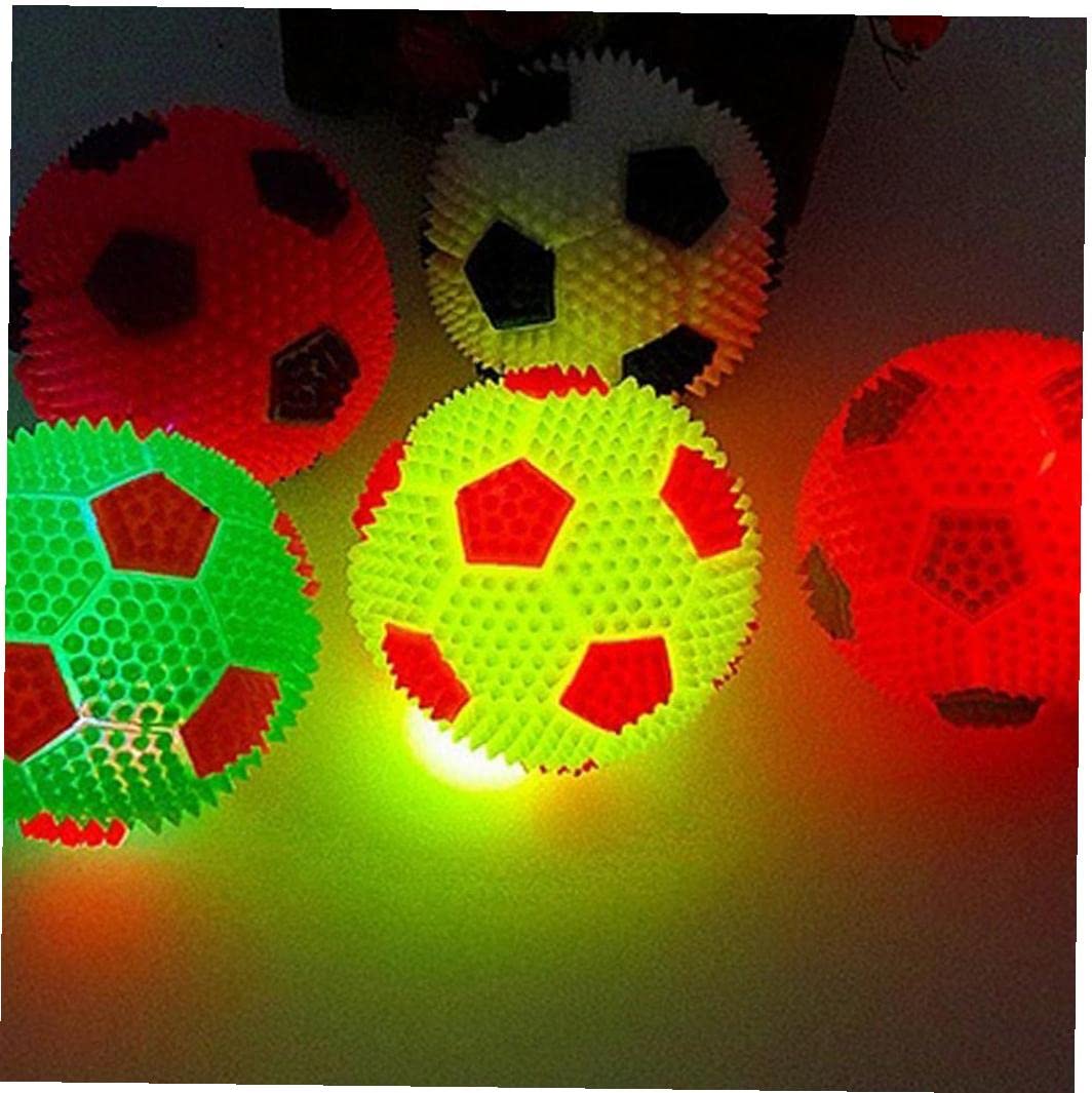 Bontannd Random Color Up Colorful Toy Ball Novelty Sensory Dog Ball Toys Sound 7Cm