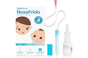 All-Natural Baby Stuffy Nose Relief: Frida Mom FridaBaby NoseFrida the SnotSucker