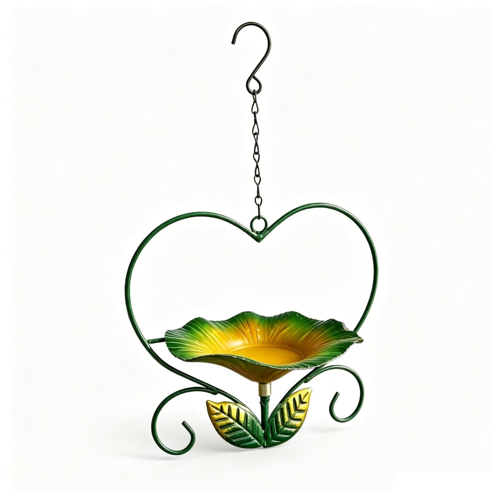 Hanging Bird Bath Easy to Hang Versatile Birdbath for Patio Outside Backyard Green|Home & Garden| Yard, Garden & Outdoor Living| Bird & Wildlife Accessories| Birdbaths-image-30