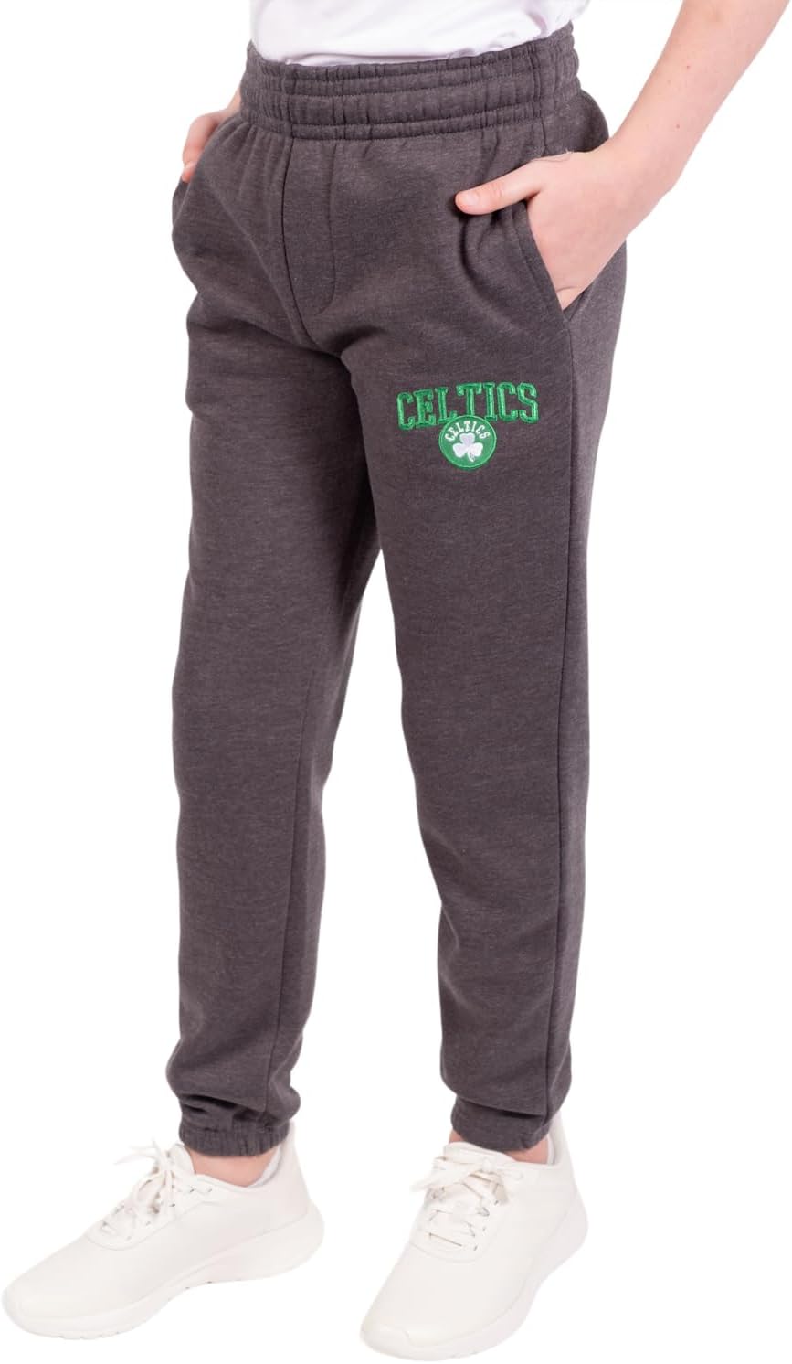 Ultra Game Youth NBA Official Soft Fleece Active Jogger Sweatpants