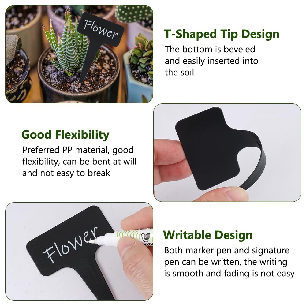 Mizijia Étiquettes Pour Plantes, 150PCS Marqueurs En Plastique De