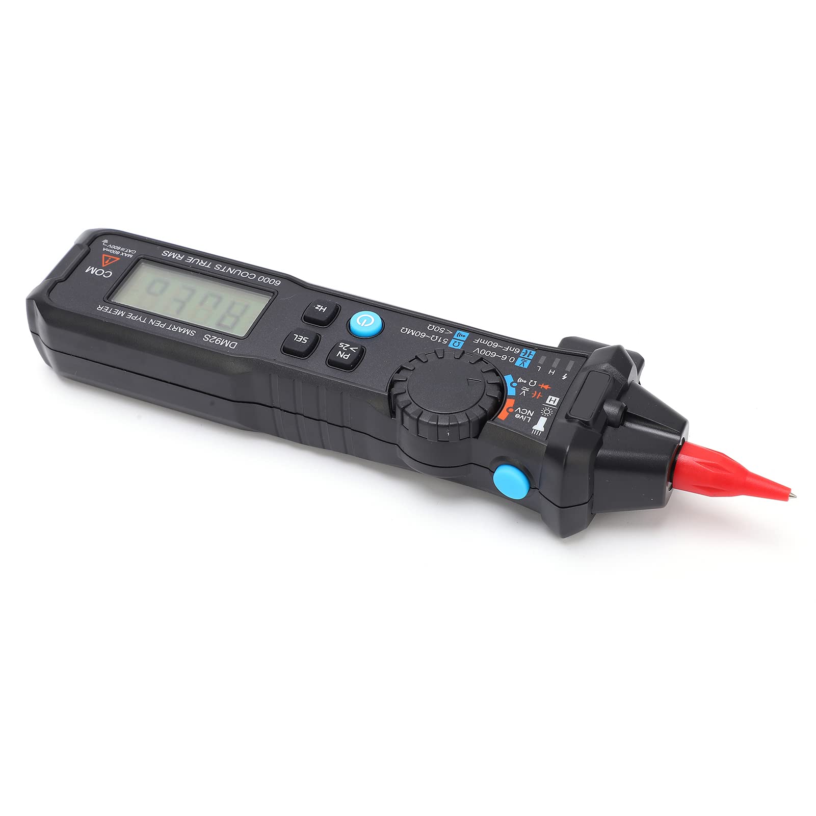 Multimètre Numérique DM92S, Testeur LCD de Haute Précision pour électriciens à Usage Domestique, 5999 Points