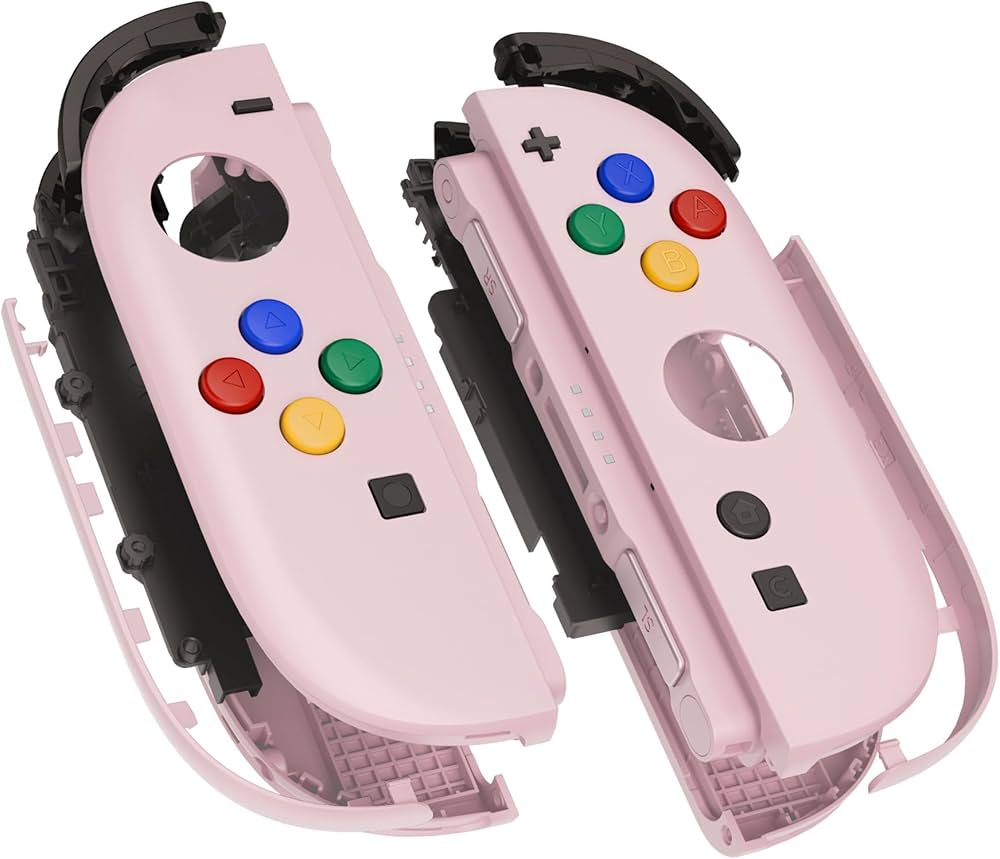 Nintendo Switch 本体 JoyConシェル交換済 Amazon.co.jp: eXtremeRate Joycon 2対応用DIY交換シェルボタン
