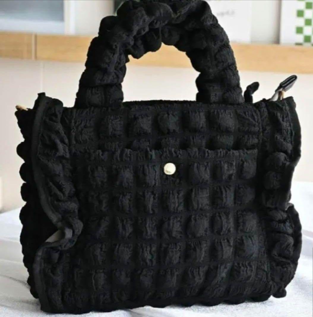 フリルバッグ ポーチ 2点セット ビッグコラコラ ジョリーフルール 女の子 黒 フリルバッグ ポーチ 2点セット ビッグコラコラ ジョリー