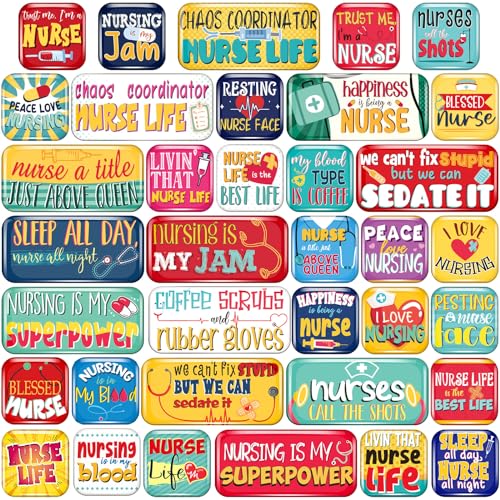 Set de 36 Imanes Decorativos para Refrigerador de Enfermera