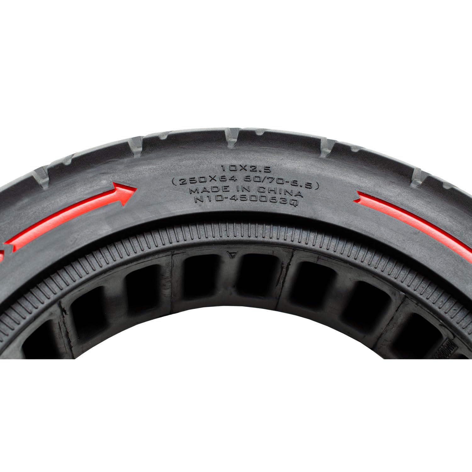 [M365Lyon] Pneumatico completo anti-foratura 10 x 2,5 per Ninebot G30 Max e F25 F30 F40 - Monopattino Jeep, Ducati Pro 2 Evo, Ocean Drive