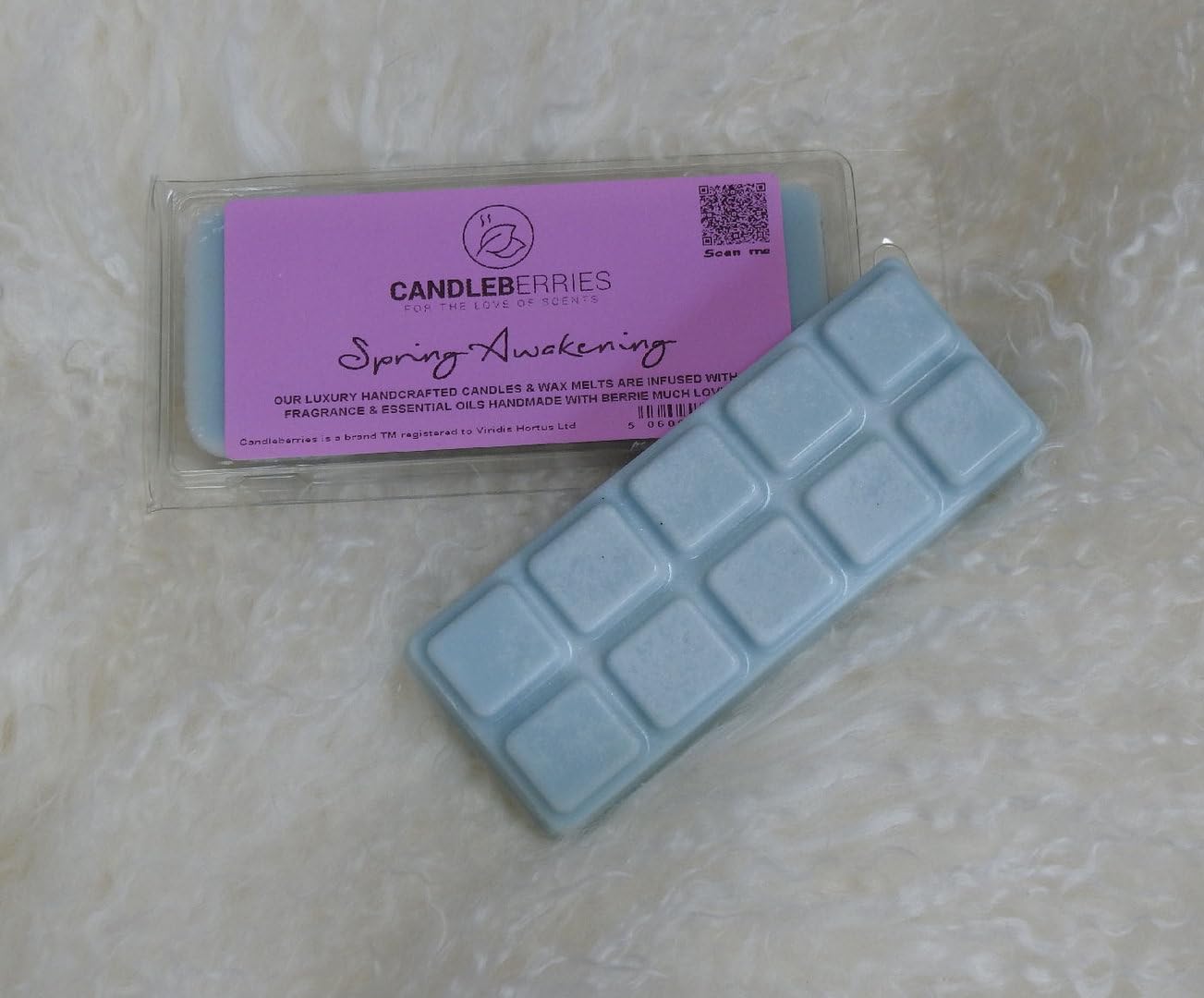 Spring Awakening Wax Melts | 1x 10 Cavity Luxury Handcrafted Clamshell/Snap Bar 50g| Over 40Hrs Burn Time Per Clamshell | Vegan & Pet Friendly | Cruelty & Eco Friendly | Handcrafted UK