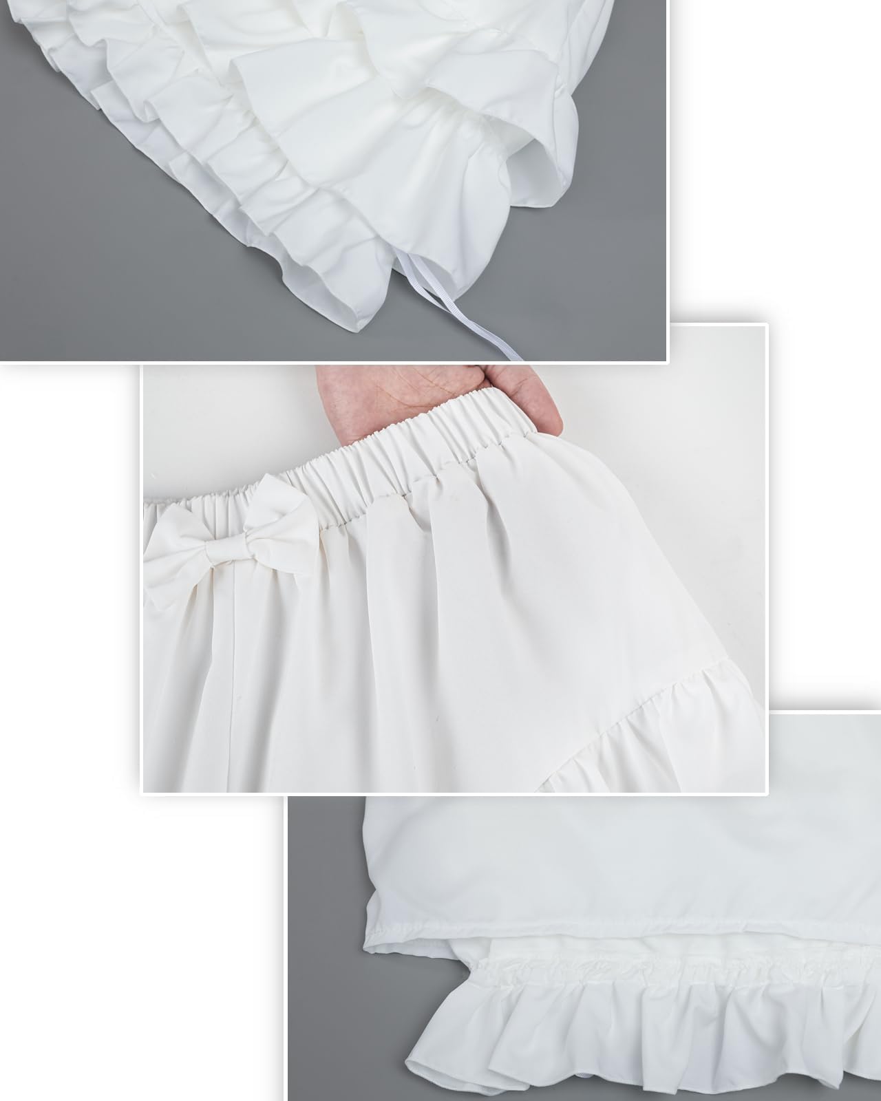 Fiamll Bloomer vittoriano Dolce Pumphose Multistrato Volant Pantaloni Di Sicurezza Intimo Leggings