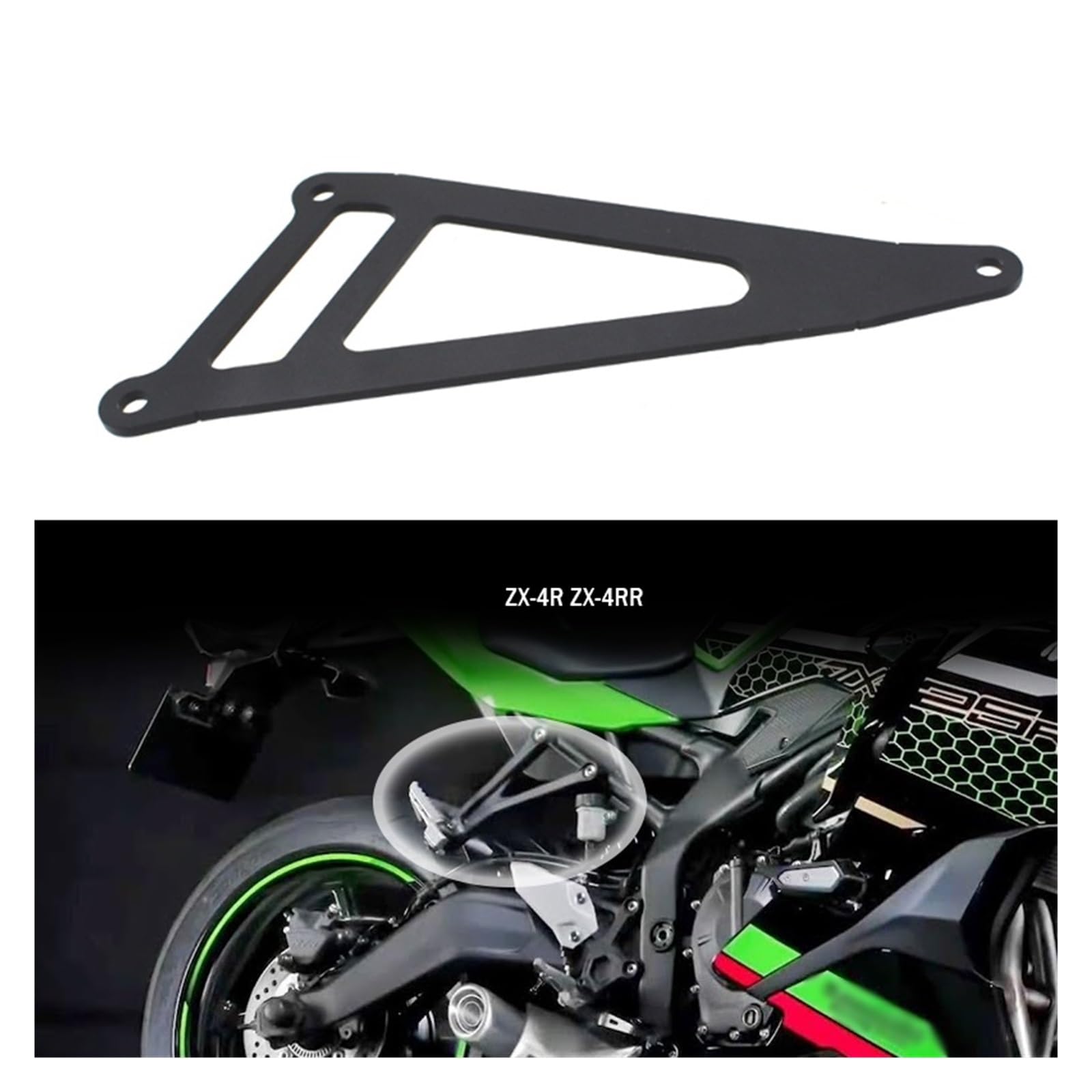 Amazon.com: Rear Footrest Blanking Plate Compatible With Ninja