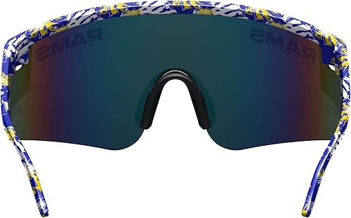 Vista 85 de FOCO Gafas de sol de montura grande con logotipo del