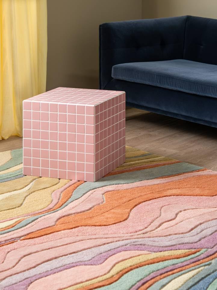 RugVista Davina Tapis Moderne, 250 Cm, Rond, Poil Moyen, Nettoyage à