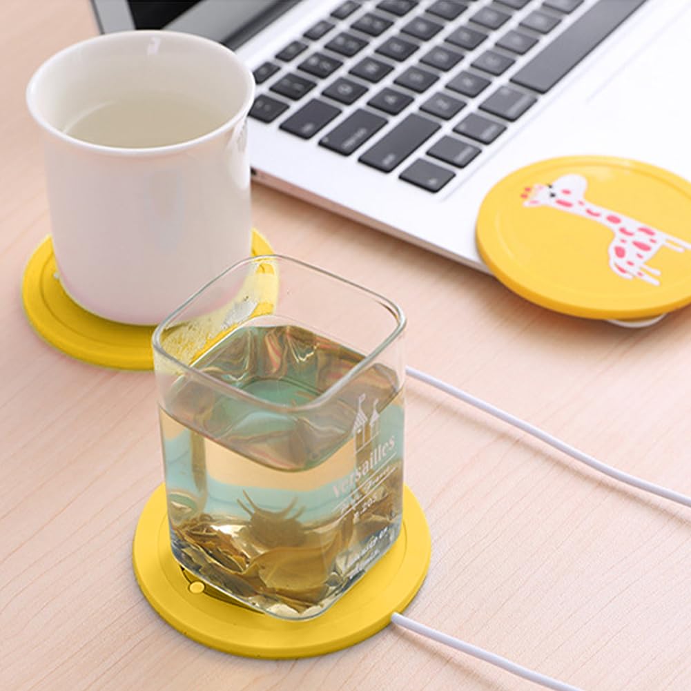 Scalda Tazza USB Scaldatazze da Caffè Sottobicchiere Riscaldante Elettrico per Caffè Cacao e Bevande Calde Regalo di Natale
