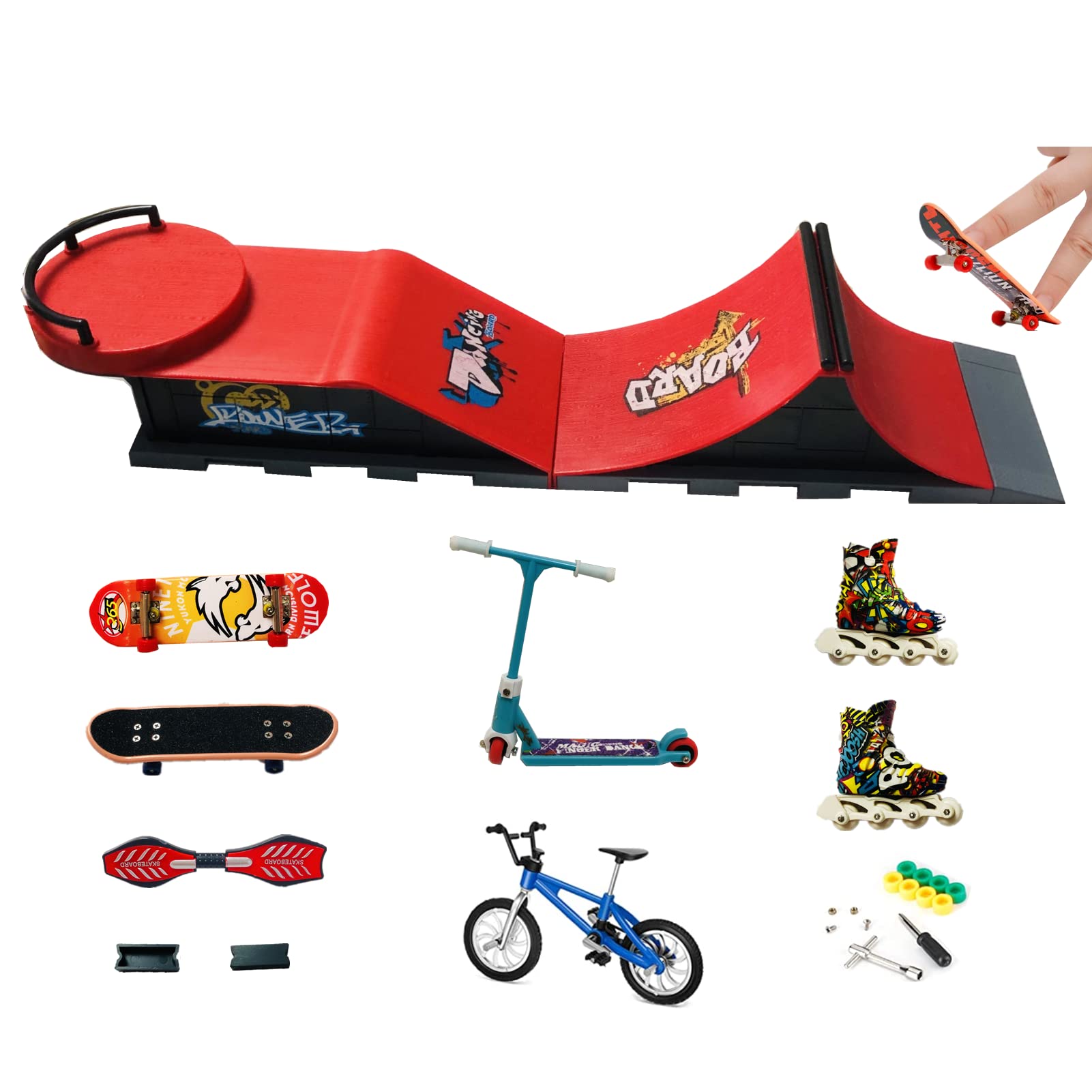 1PCS Mini Skateboards Finger Skate Fingerboard Toy... - Vicedeal