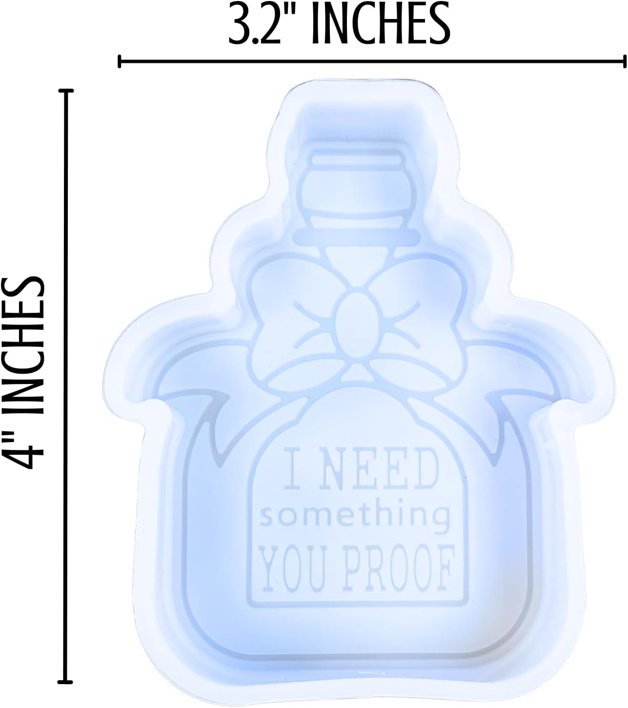 Need Something You Proof Freshie Silicone Mold 4 x 3.2 x 0.8” inches County Music Lyrics Quotes For Scented Aroma Beads Supplies Resin, Car Candles, Soap Oven Safe Bake Heat Resistant to 400 F