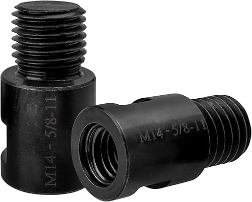 Miniatura 1 de Yakamoz 2 piezas de accesorio para amoladora angular M14 hembra a 58 "-11 adaptador macho Pulidor giratorio M14 a 58"-11 adaptador convertidor