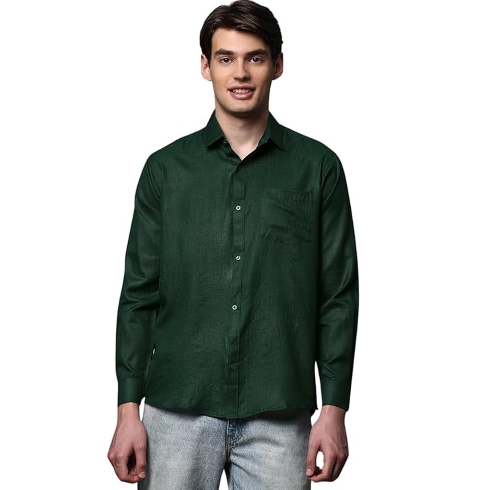 Chemise décontractée en coton mélangé de qualité supérieure - 8