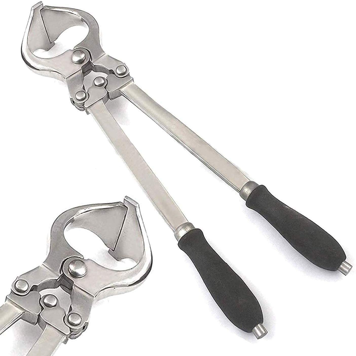 Pinza per castrazione, stile Burdizzo, in acciaio inox, 30,5 cm - 35,6 cm (2 misure a scelta) (35,6 cm)