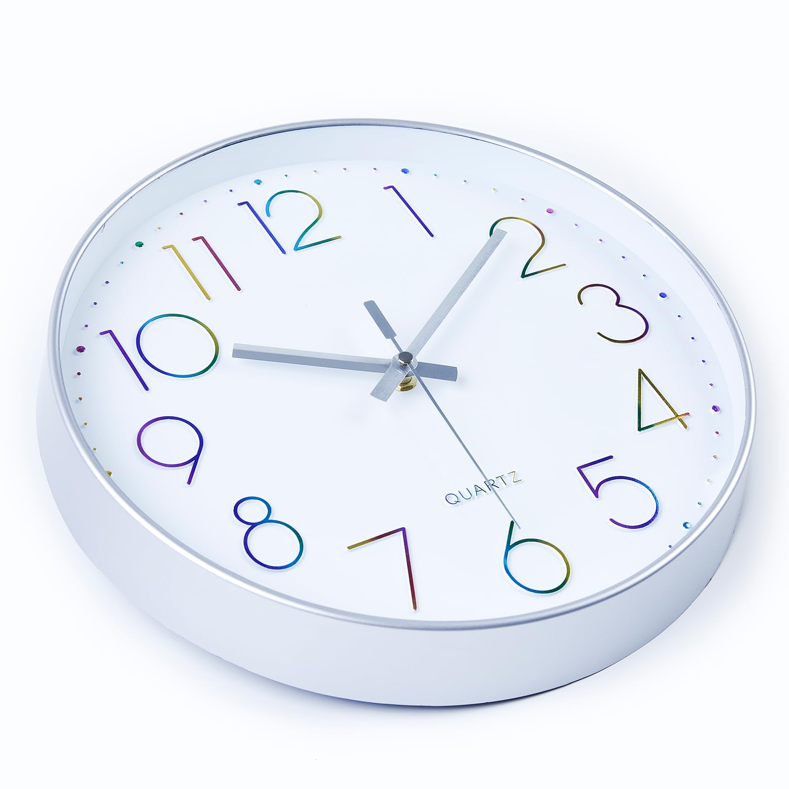 Orologio da parete silenzioso senza ticchettio, orologio da
