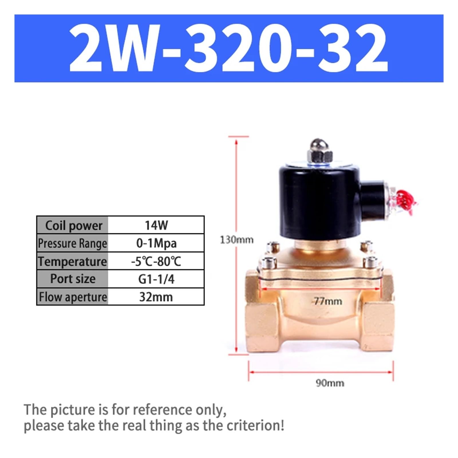 Zawór elektromagnetyczny 2W 1/8 '', 1/4'' i 1/2'' (modele 2W025, 2W200 2W50). pneumatyczny elektryczny mosiądz normalnie zamknięty dla wody (12V DC)