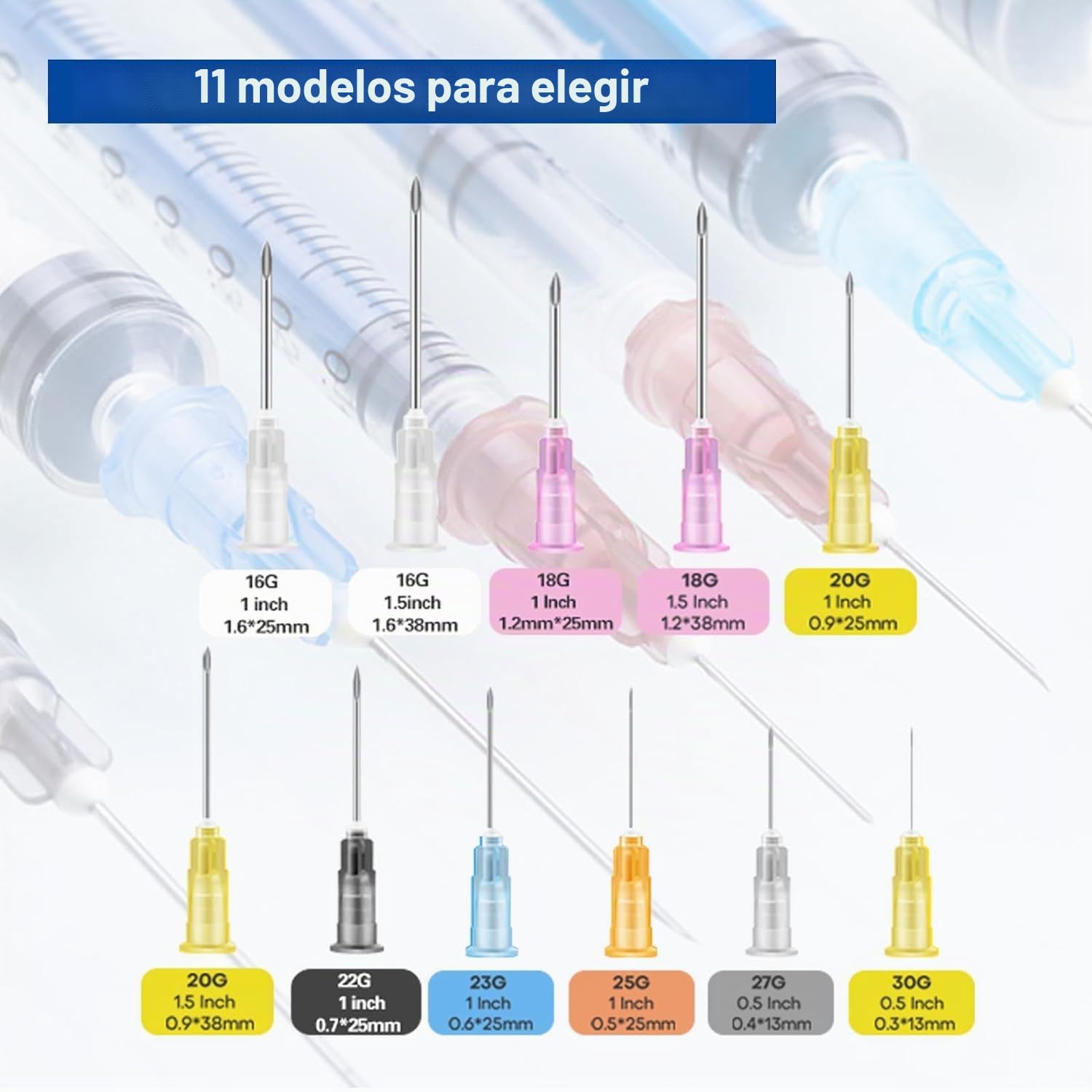 100 uds 32Ga 4mm Aguja 32 calibre Agujas de inyección estériles desechables dispensadoras Suministros de laboratorio embalaje sellado individualmente