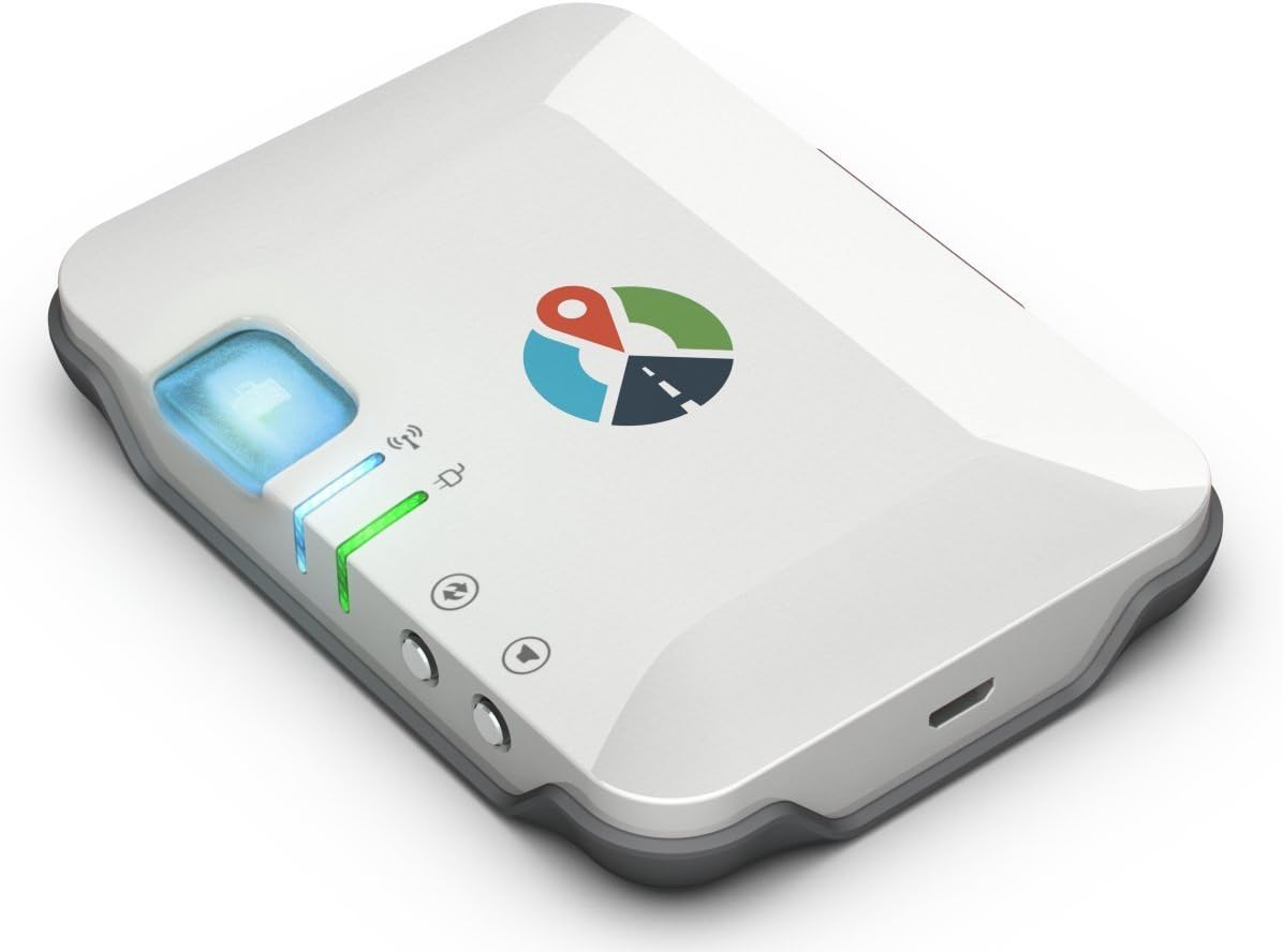 WiFi M2 - GPS Mileage Tracker You Can Trust - Automatic Electronic Mileage Log with WiFi Uploading from The Car