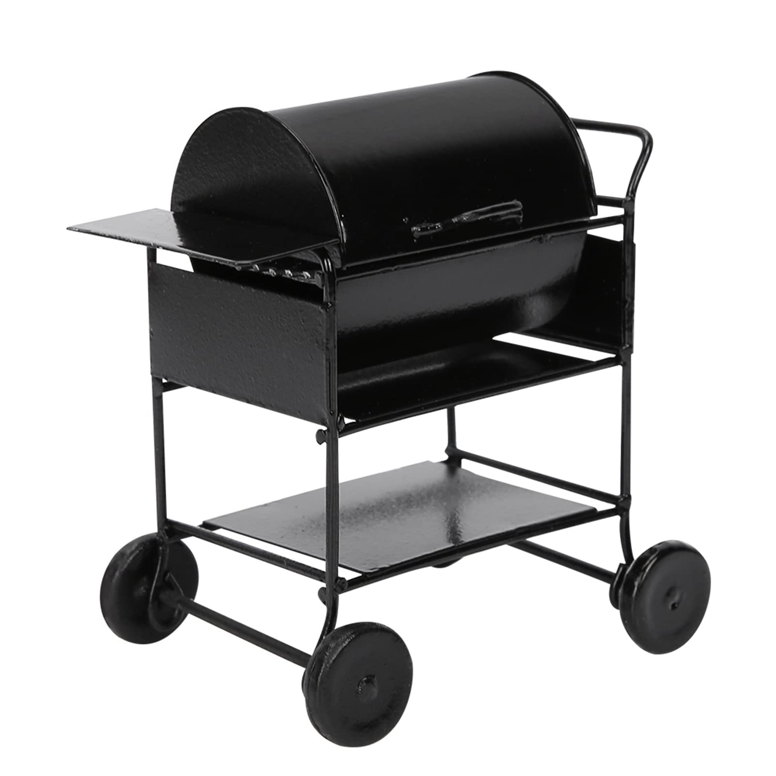 RIZGHWOY 1:12 Skala Mini BBQ Rack Puppenhaus Miniaturowe Ozdoby Rozwój Zabawek
