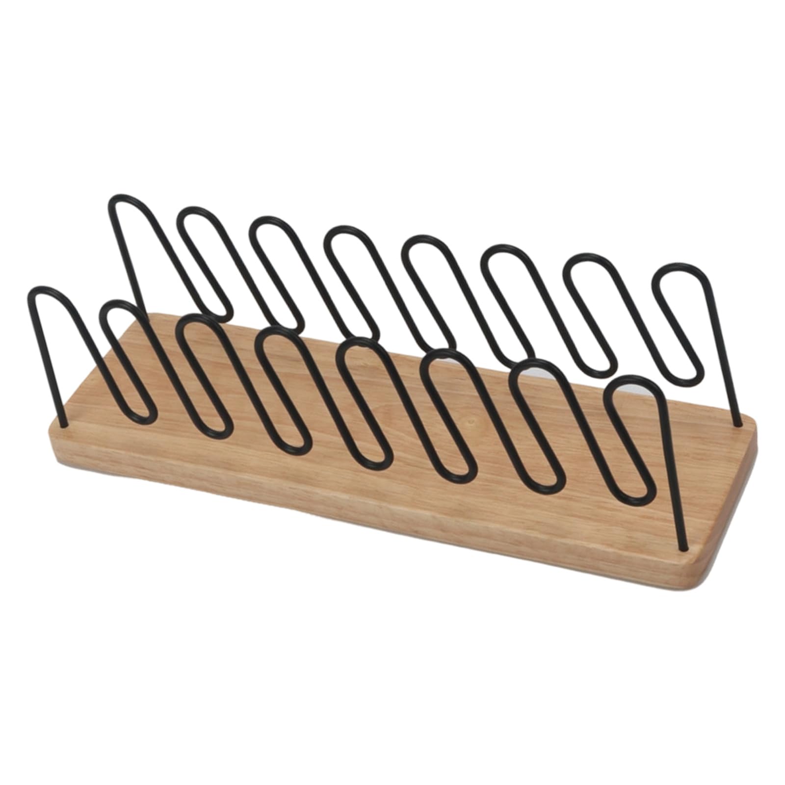Buxuaaaa Wooden Hat Storage for Caps Featuring Natural Look and Robust Construction 10x32x9 5cm Black Wood Planner