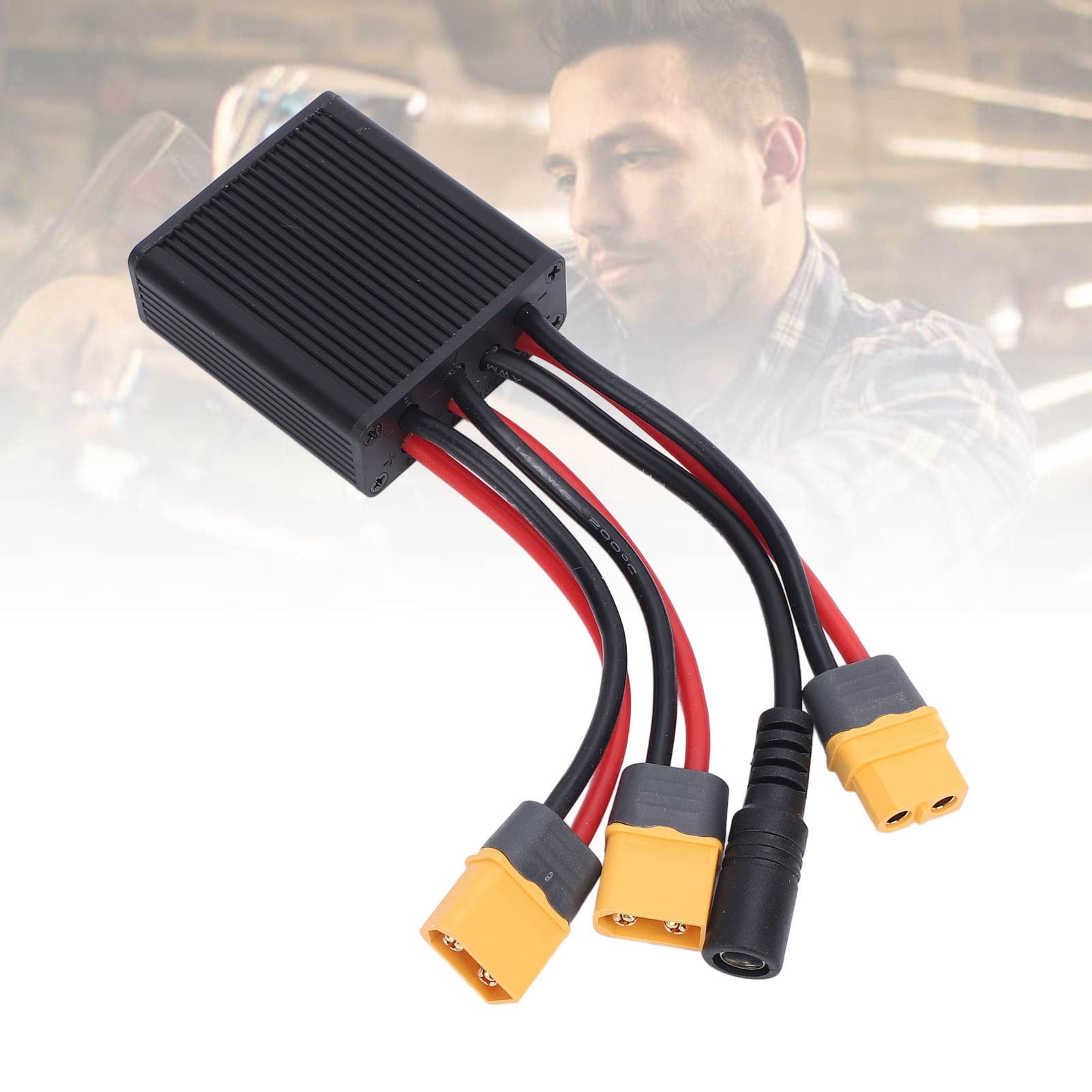 Sorandy Módulo Paralelo de Batería Doble, Portavoz del Convertidor de Batería Doble Adaptador de Módulo Paralelo de para Reemplazo