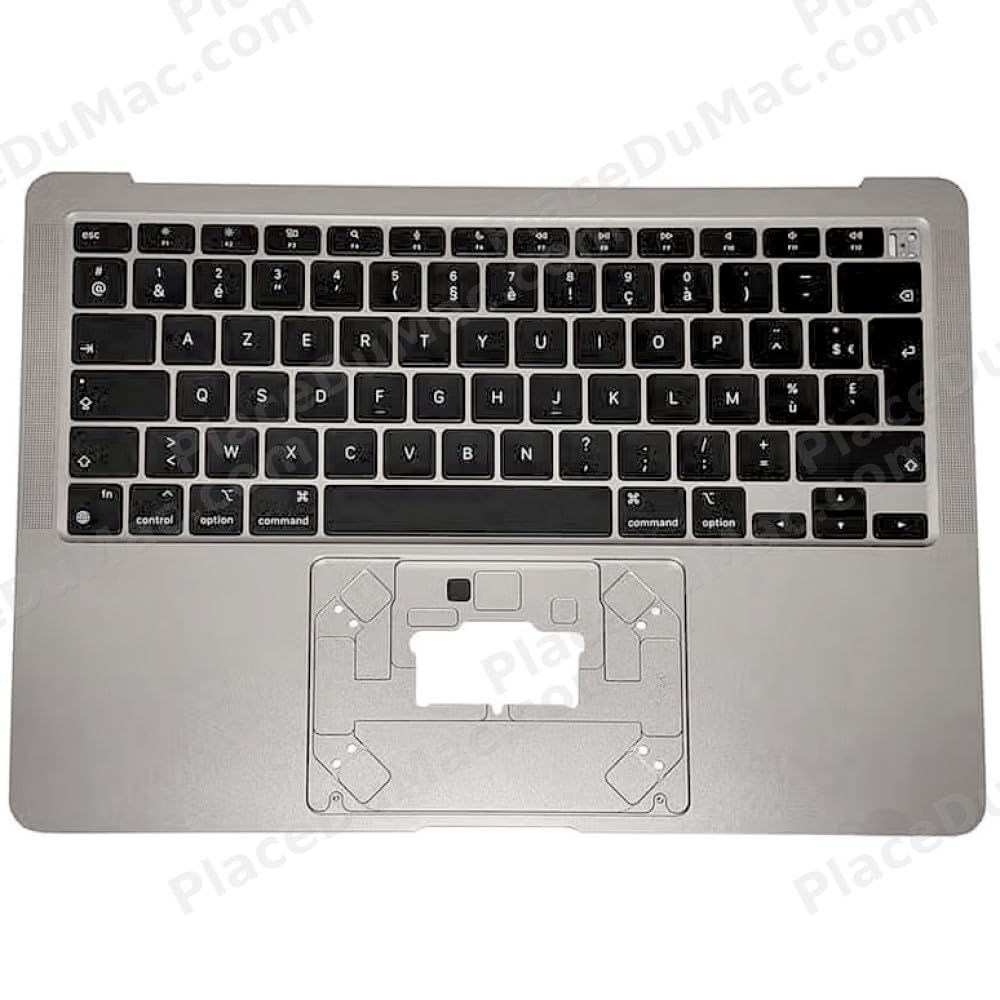 reboot Cover superiore per tastiera francese (A2337) argento MacBook Air M1 13 L2020 compatibile Apple Grade B